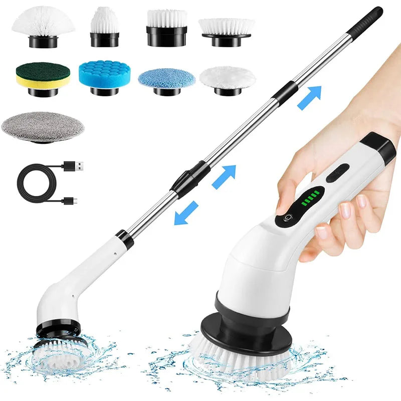 Rechargeable Spin Scrubber for Kitchen & Bathroom