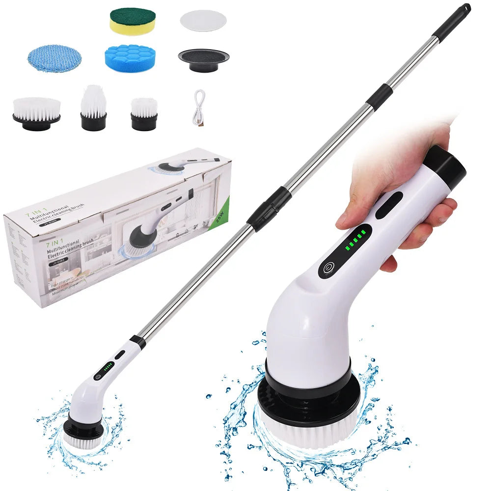 Rechargeable Spin Scrubber for Kitchen & Bathroom