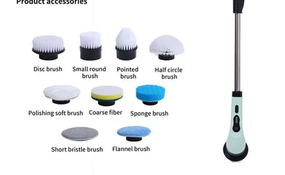 Rechargeable Spin Scrubber for Kitchen & Bathroom